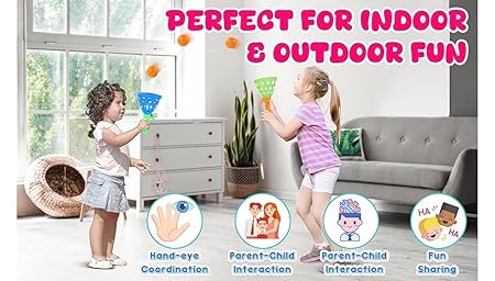 Kids Pop Catch Ball Game – Fun Indoor & Outdoor Toy (Ages 3+)