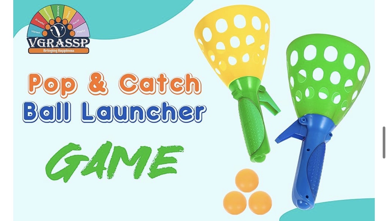 Kids Pop Catch Ball Game – Fun Indoor & Outdoor Toy (Ages 3+)